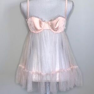 Victoria Secret Sexy Little Things Tulle Babydoll
